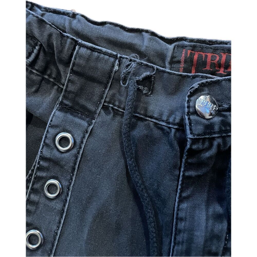 Tripp NYC Vintage Baggy Bondage Shorts Goth Unisex Size Small - Picture 5 of 15
